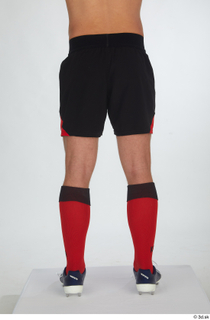 Erling black shorts red socks rugby boots rugby clothing sports…